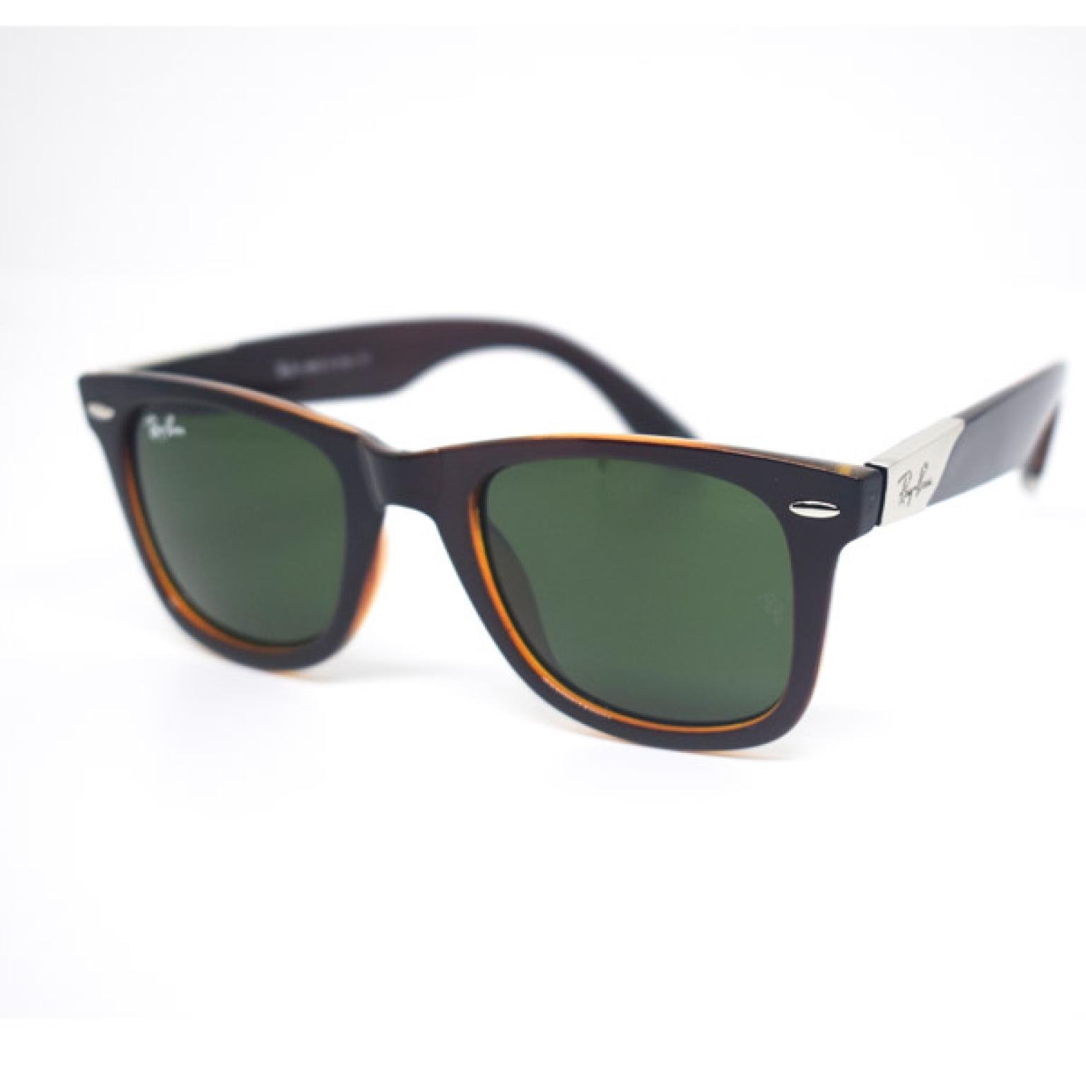 Classic Wayfarer Style Glass Lens Sunglass Form Men UV400 Protected