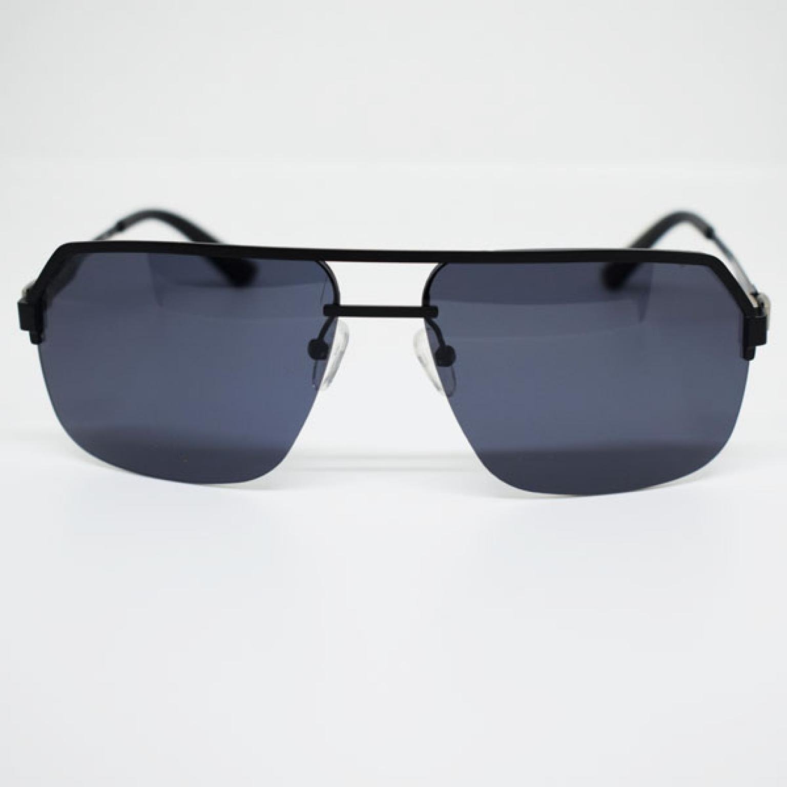 High Quality Polarized Rectangular Black Stylish Premium Sunglass For Men Women UV400 Protected |CBL-123|