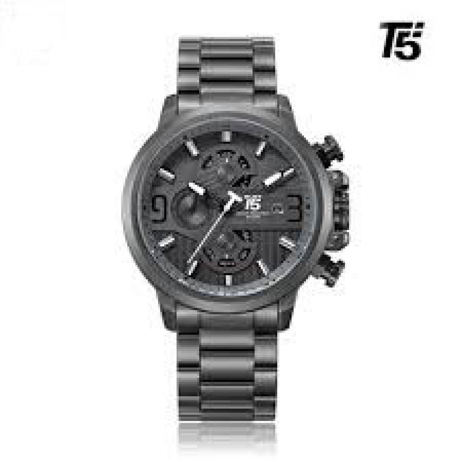 T5 Top Brand Luxury Quartz Chronograph watch Men Mens Waterproof Sport Wristwatches Watch Watches Man T5 watch Original Brand watch Original Watch