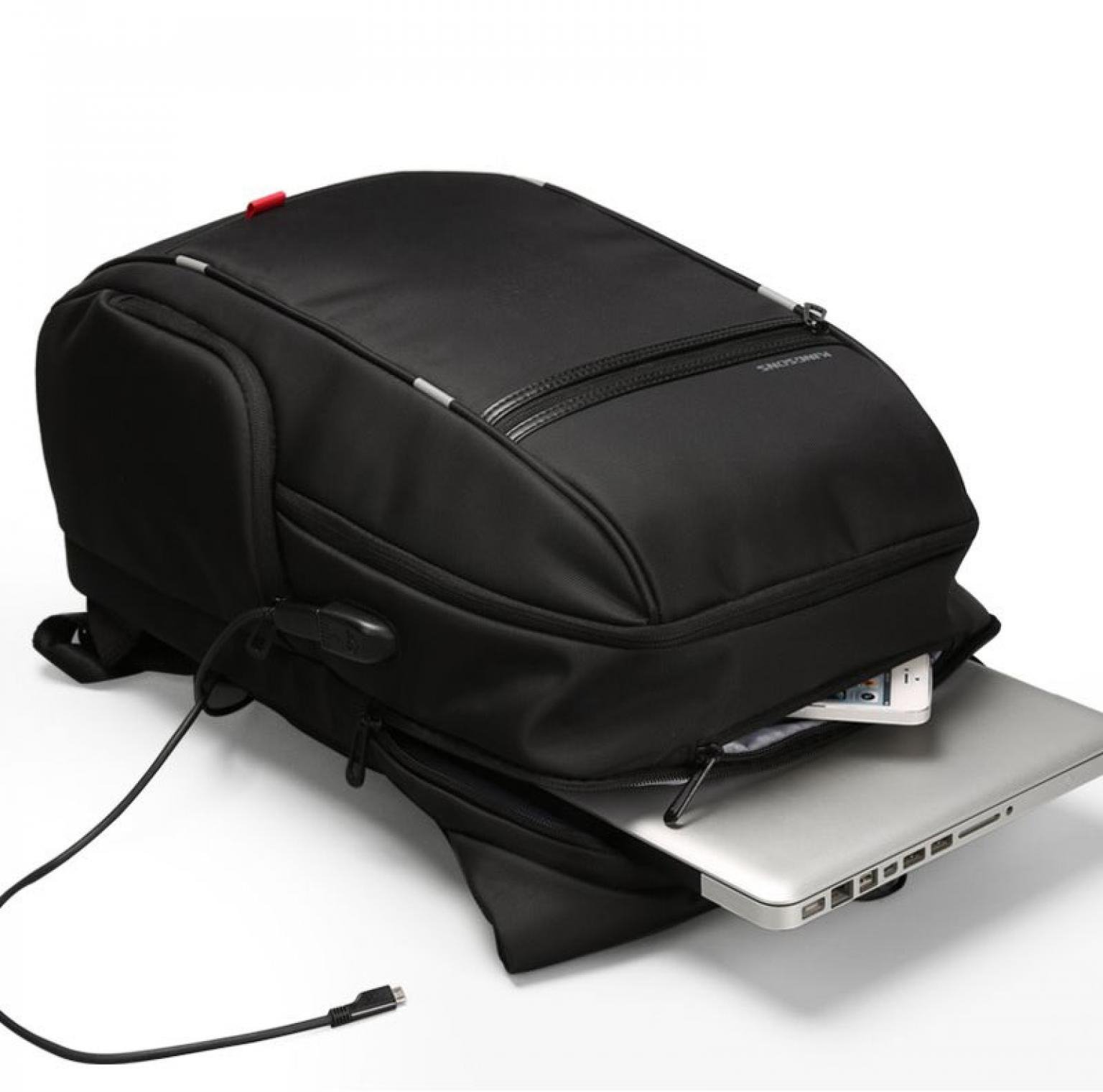 Kingsons Backpacks 15/17 Inches Laptop Backpack Computer Bagpack USB Charger Bag Antitheft Back Travel Bag