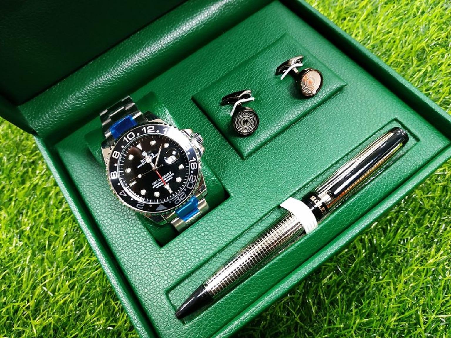 2020 New Watches Men Luxury Brand Men Sports Watches Waterproof Full Steel Quartz Men's Watch Pen Watch Culf Gift Box Valentine Gift Box Set