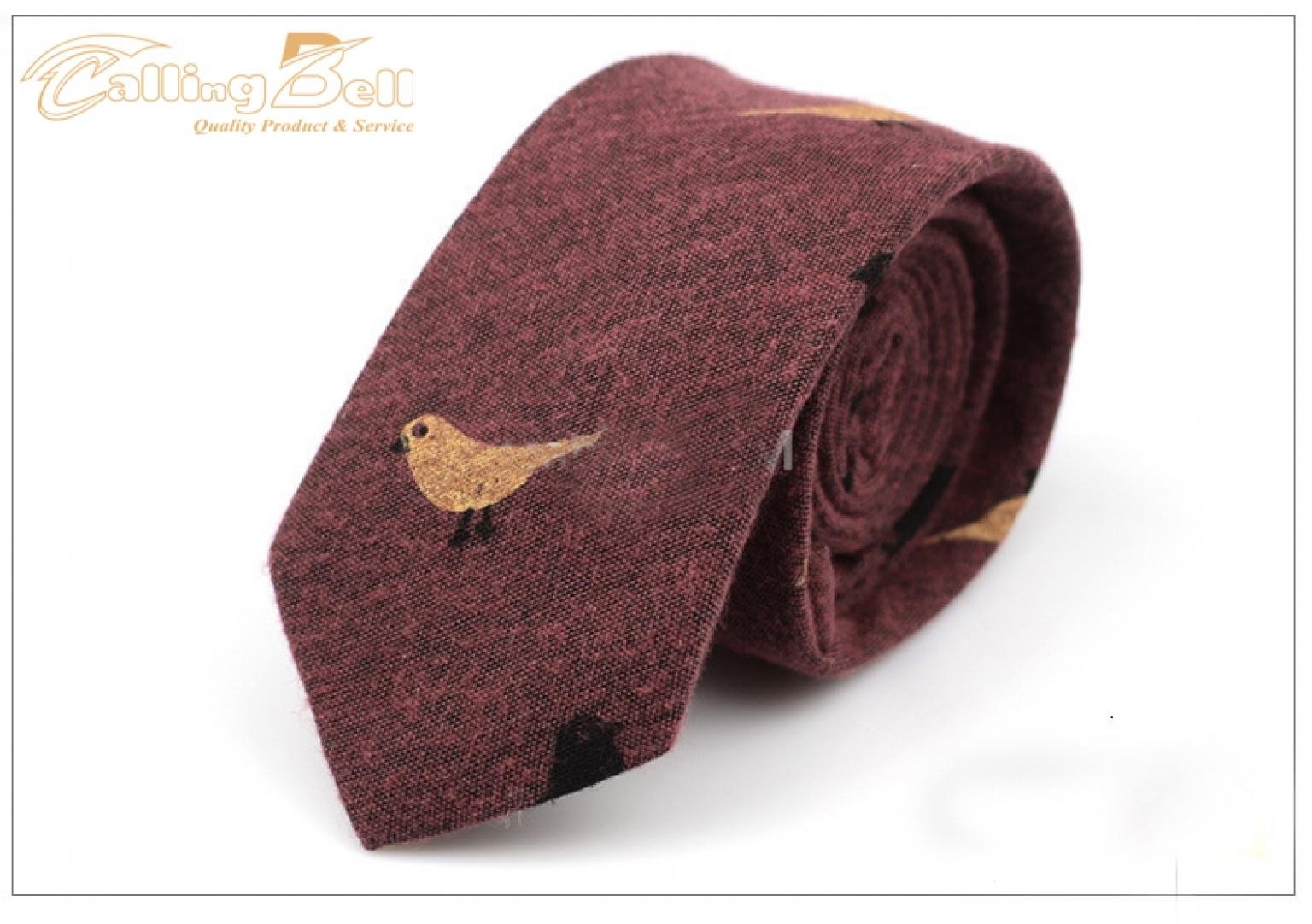 Fashion Ties for Men Cotton Narrow Tie Skinny Cravat Neckties for Winter Men Party Skinny Tie Casual Printed Neck Ties Neckwear