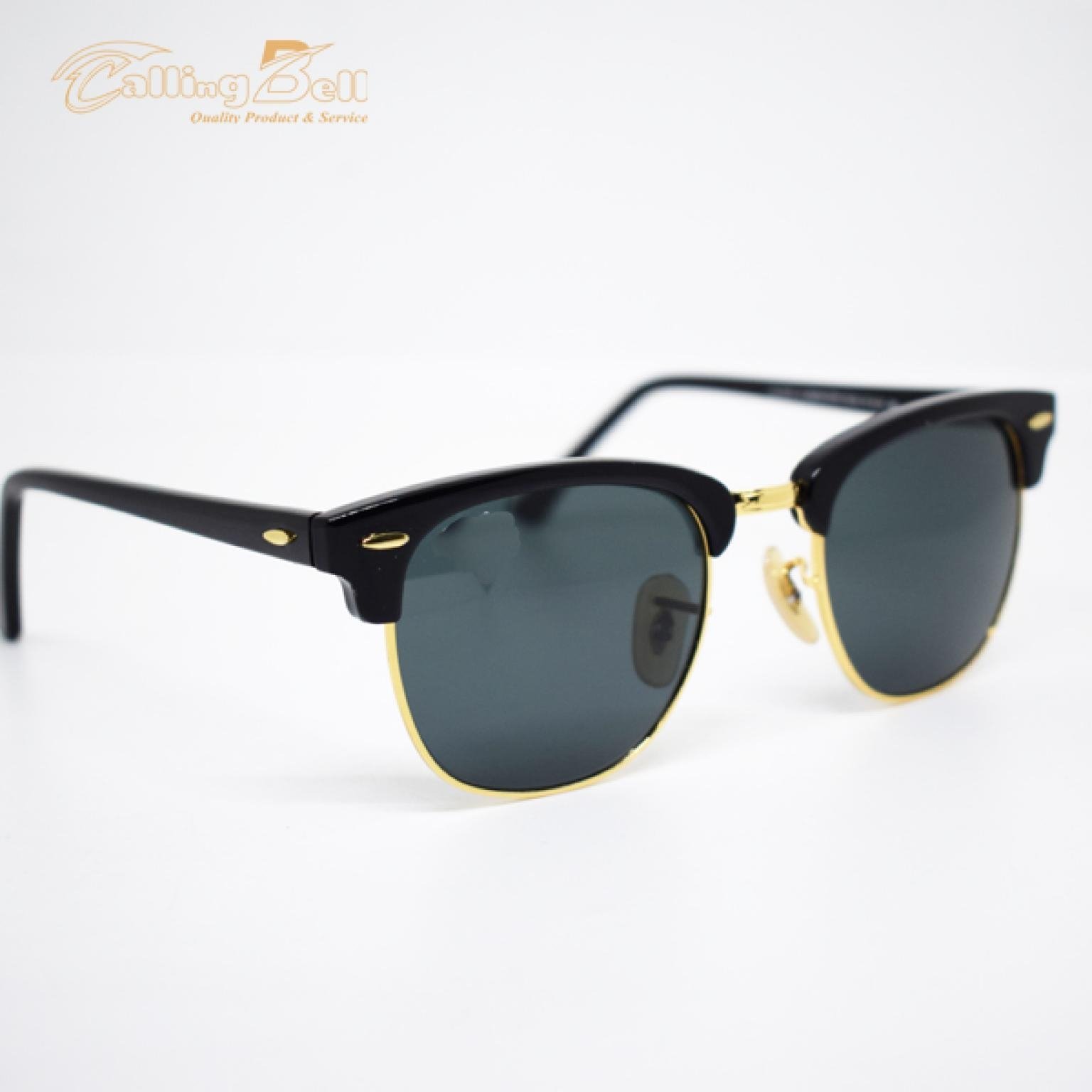 Club Master Sunglasses Men Women Brand Design Eye Sun Glasses Women Semi Rimless Classic Men Sunglasses Dimond Glass Lens UV400