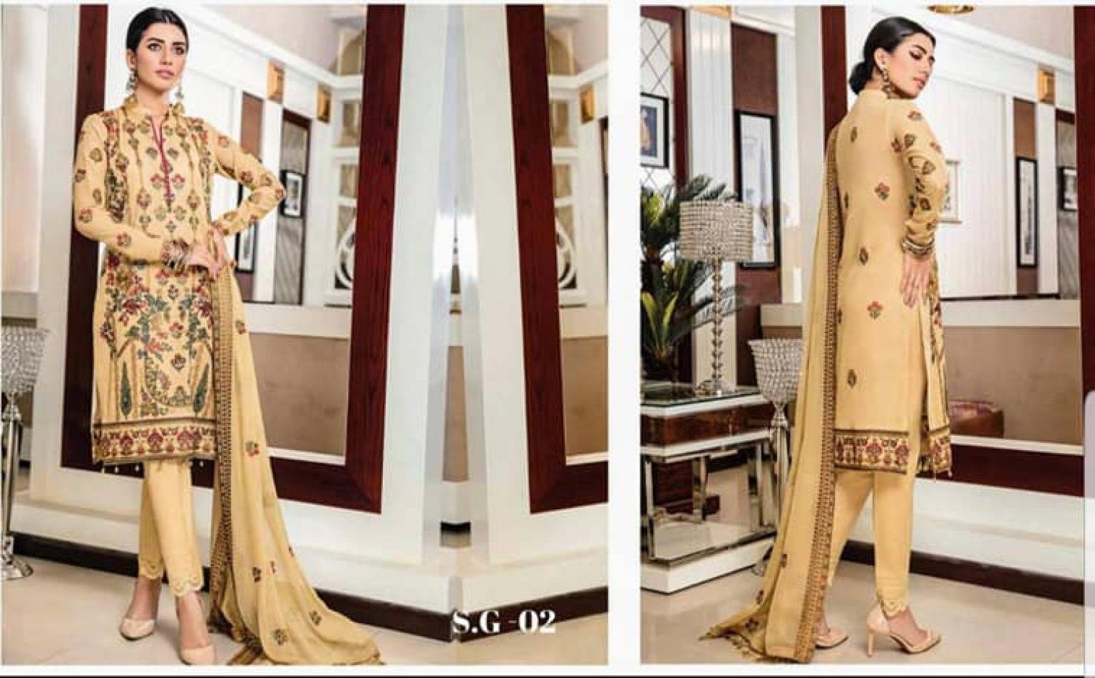 Original Pakistani Fashionista 3 pc