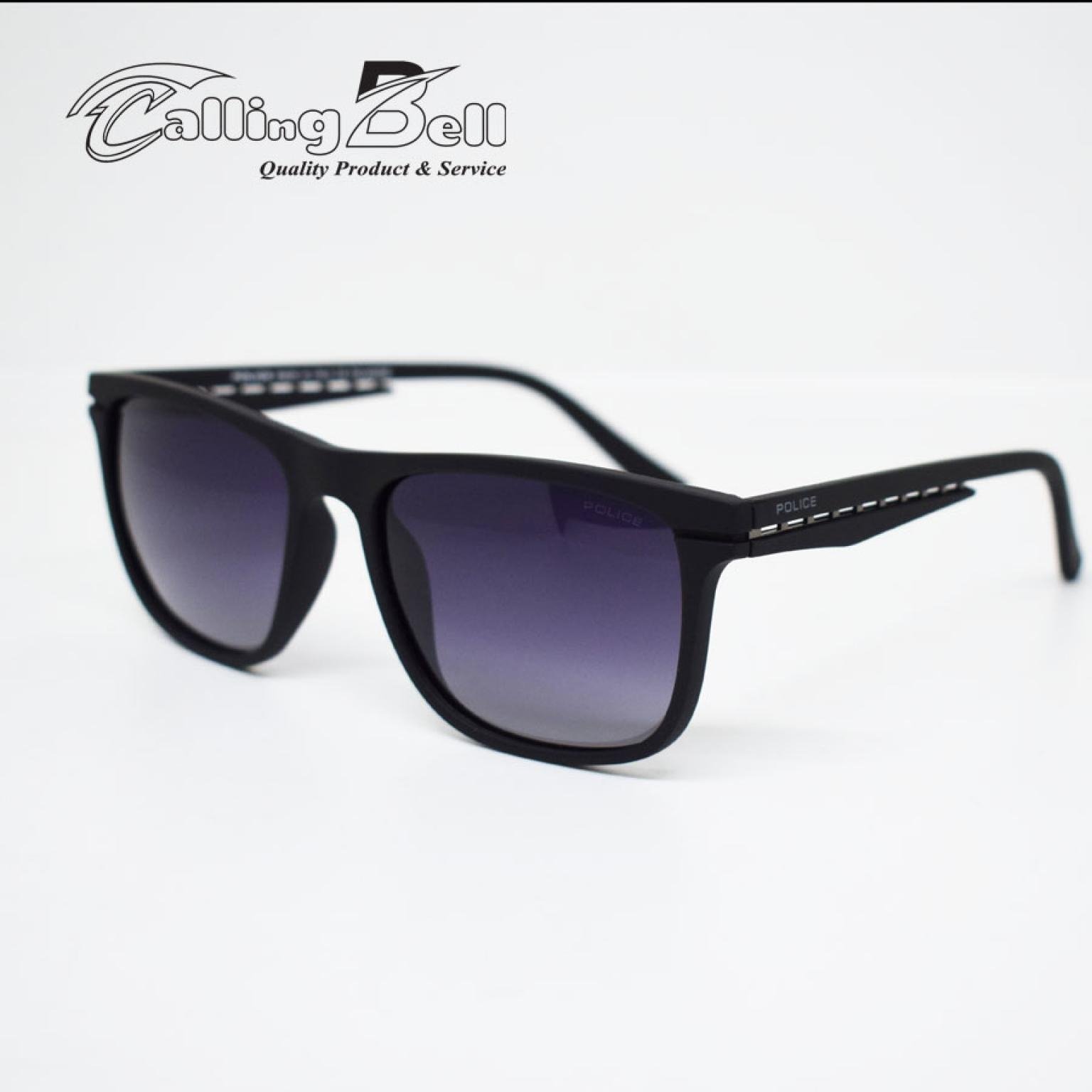 Brand design Polarized Rectangular unisex sunglass UV400 protected For driving Men women black glasses