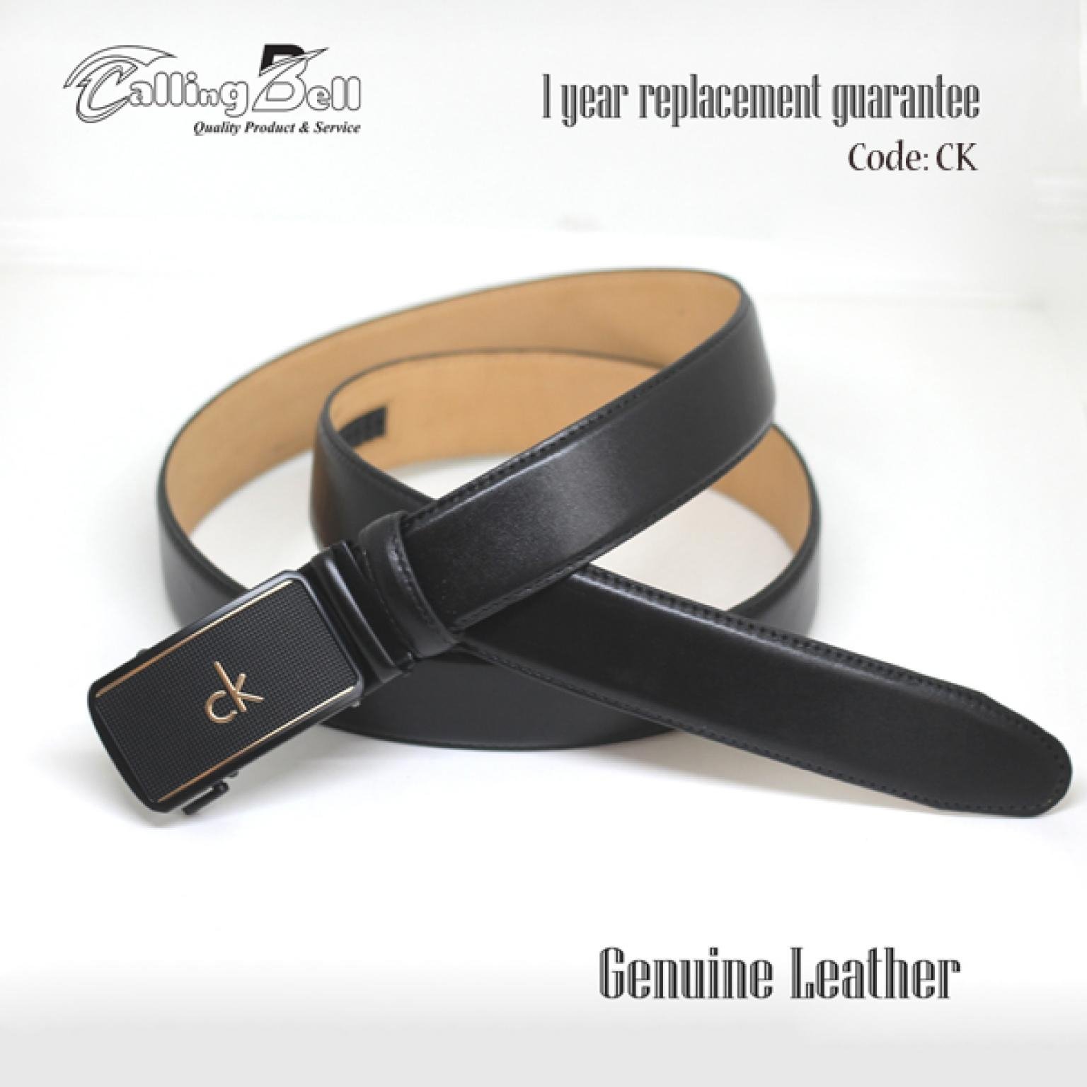 GENUINE_LEATHER SOFT AUTO GEAR BELT CASUAL AND FORMAL FOR MEN (CK)