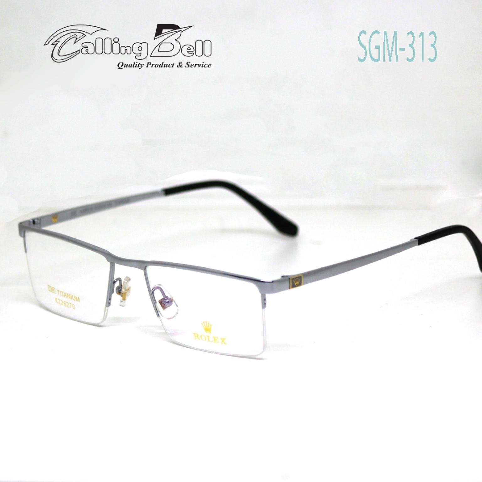 Premium Quality Half Rim 18k Titanium Frame Prescription Optical Glasses For Men Women Bangladesh New Year 2022 Design Collection