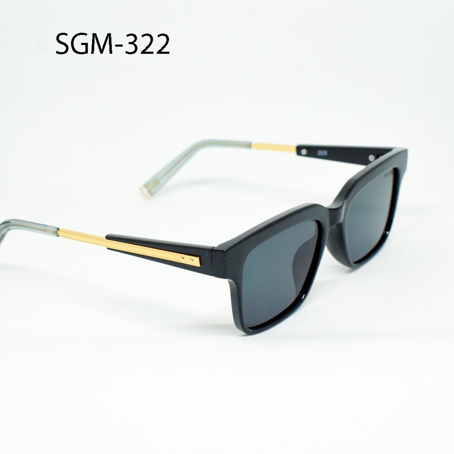 Unisex Trendy Sunglasses For Male Female New Collection Cool Black With Golden Frame