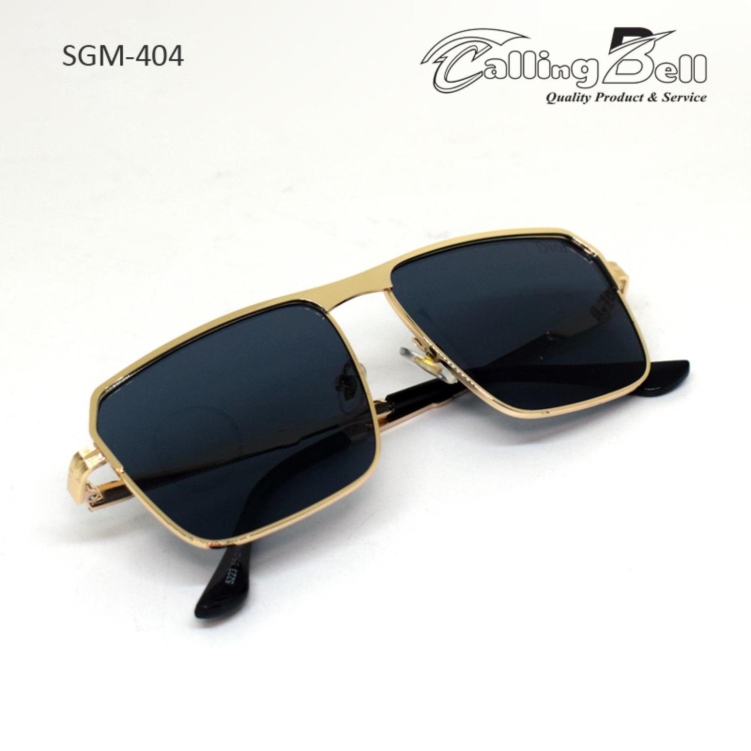 Golden Black Sunglasses For Fashionable Men Women